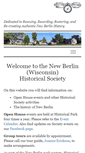 Mobile Screenshot of newberlinhistoricalsociety.org